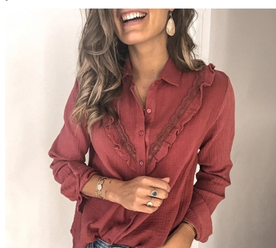Fashion lace shirt